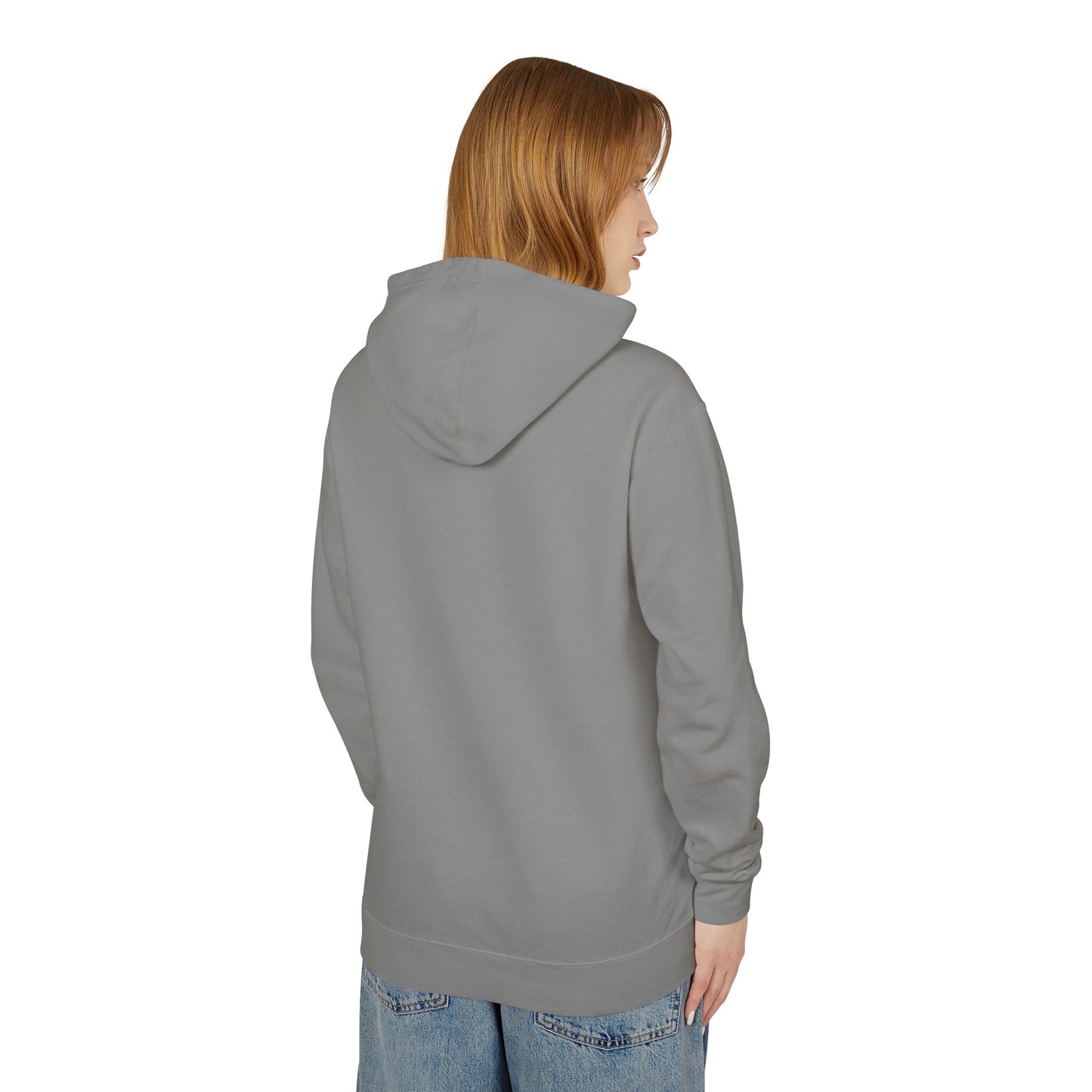 Unisex Lightweight Hooded Sweatshirt bull skull