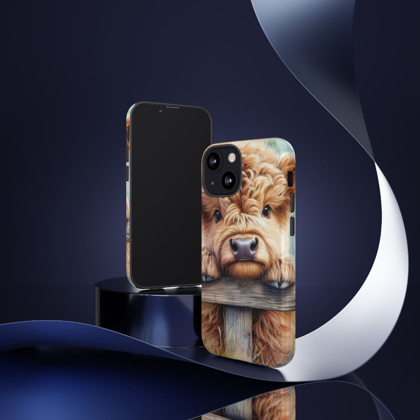 Tough Cases - Cute Highland Cow iPhone Case