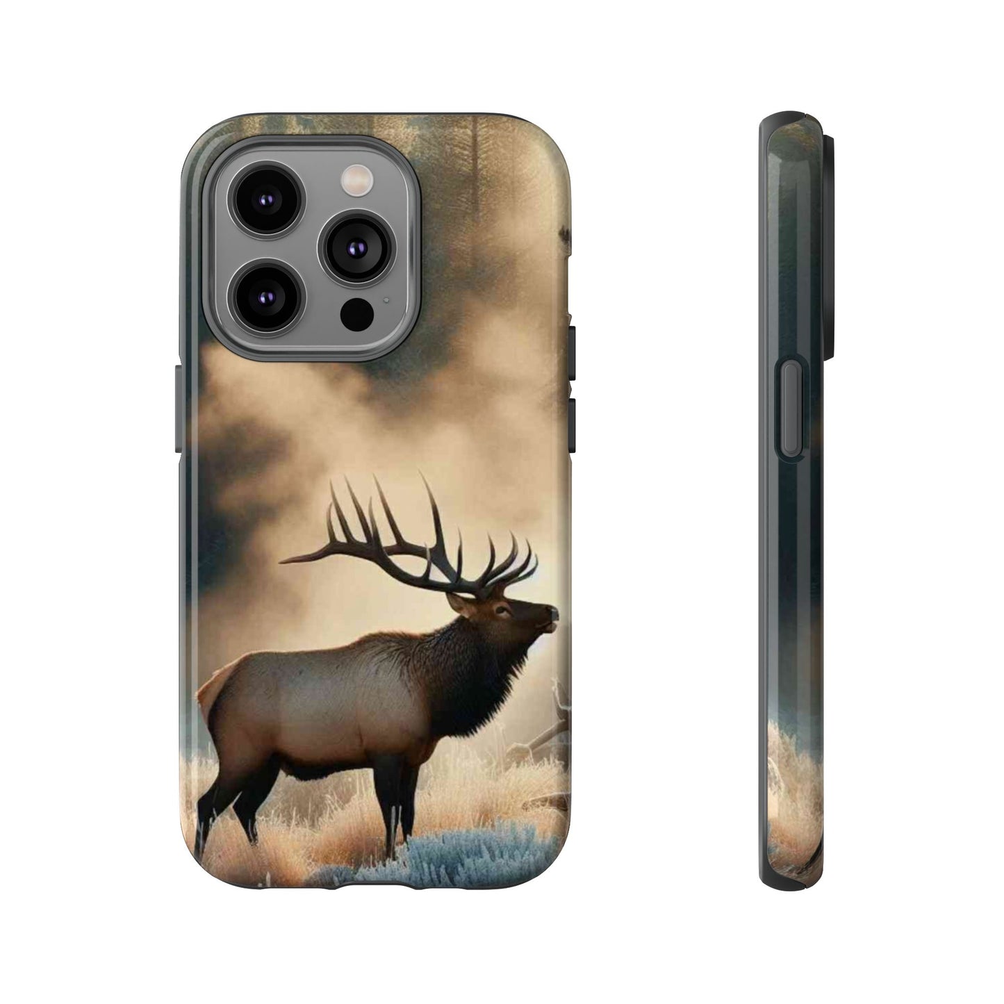 Phone Case - Elk on a Frosty Morning Design