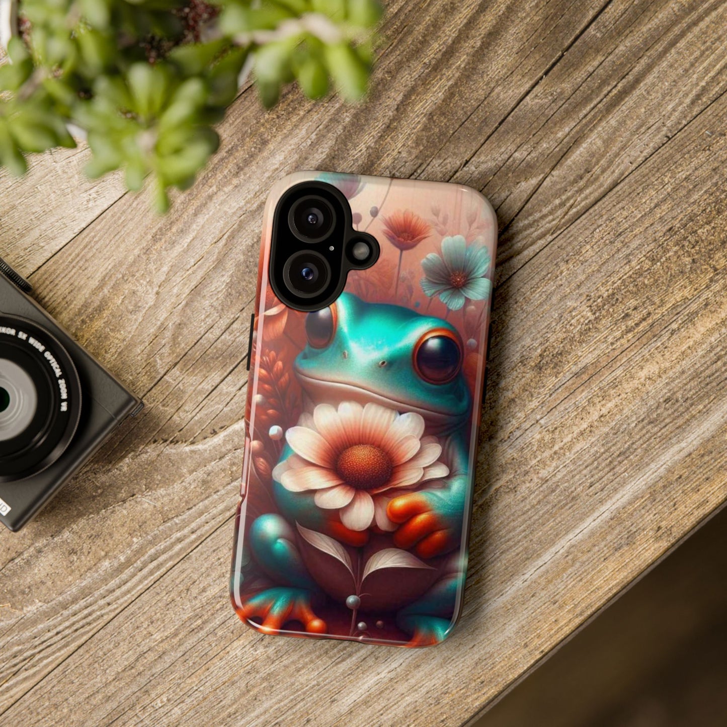 Phone Case Froggy Flower Days Tough Cases