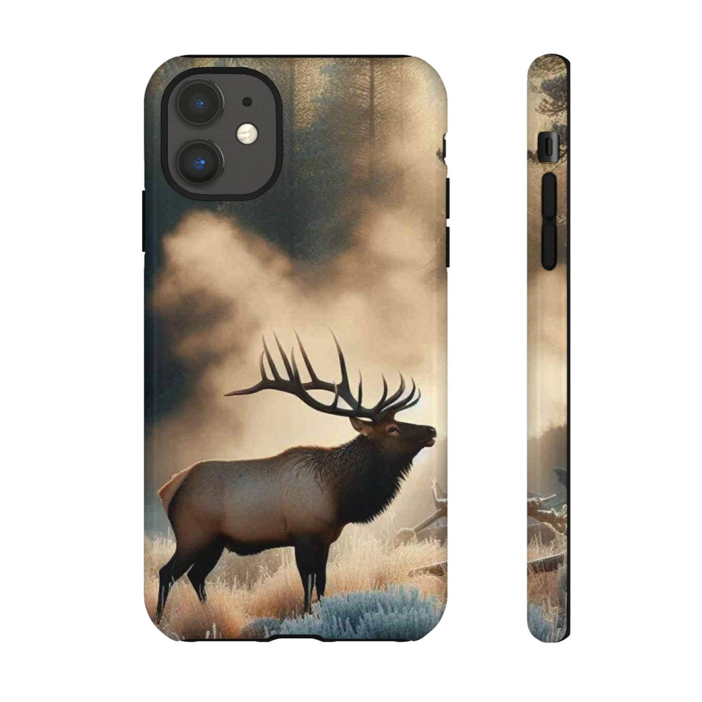 Phone Case - Elk on a Frosty Morning Design