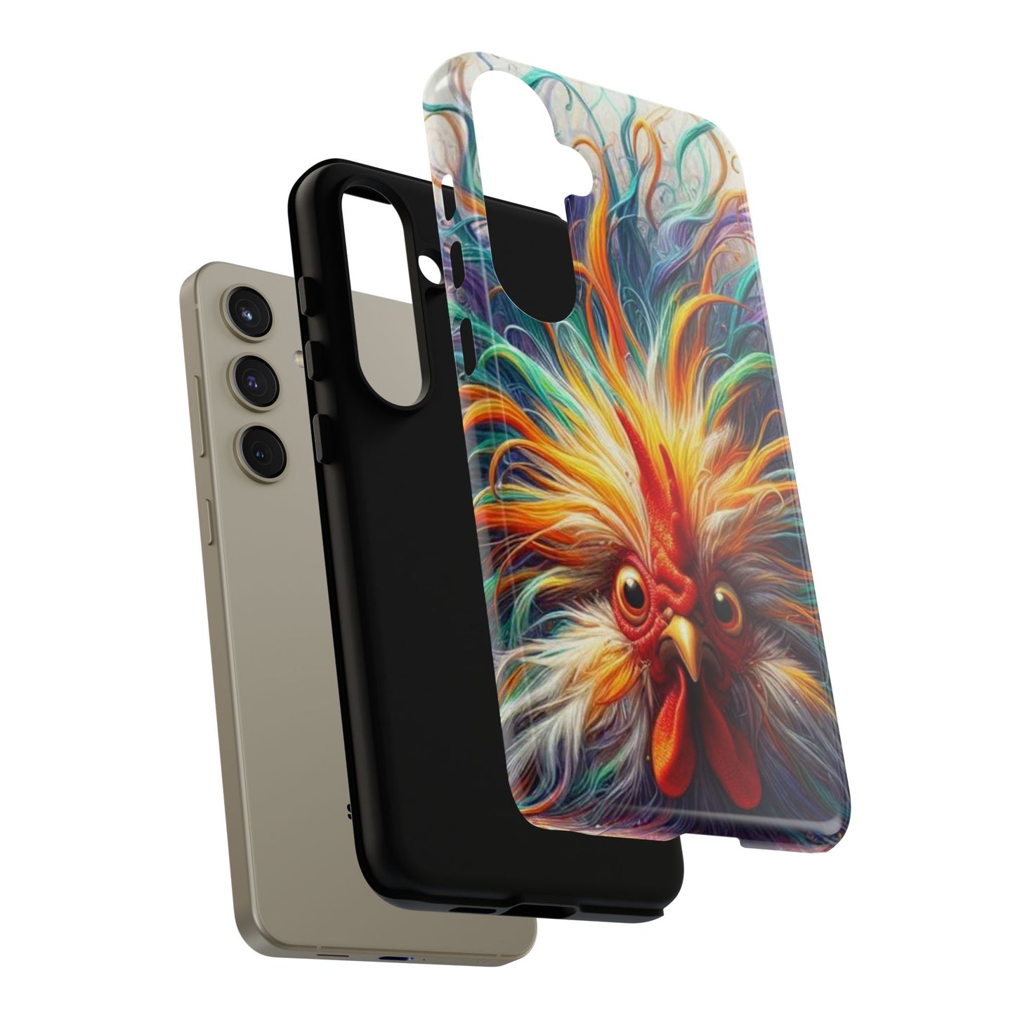 Phone Case - Frazzled Feather Friend Tough Case