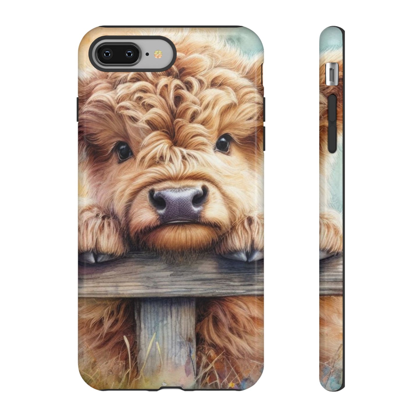 Tough Cases - Cute Highland Cow iPhone Case