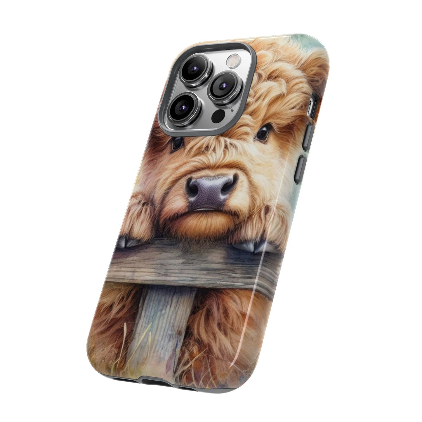 Tough Cases - Cute Highland Cow iPhone Case