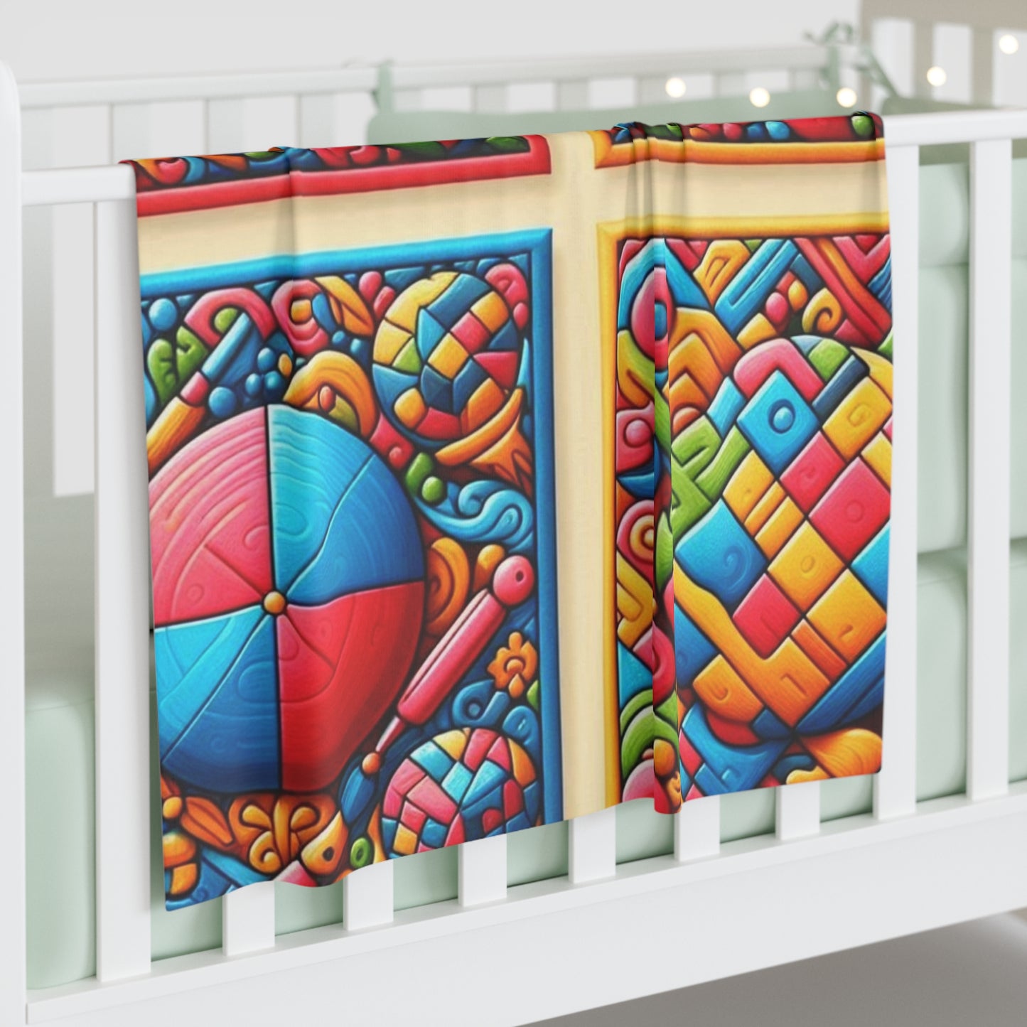 Baby Swaddle Blanket - Quilt Block 3