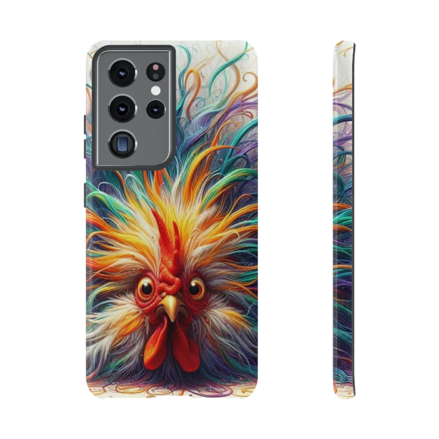 Phone Case - Frazzled Feather Friend Tough Case