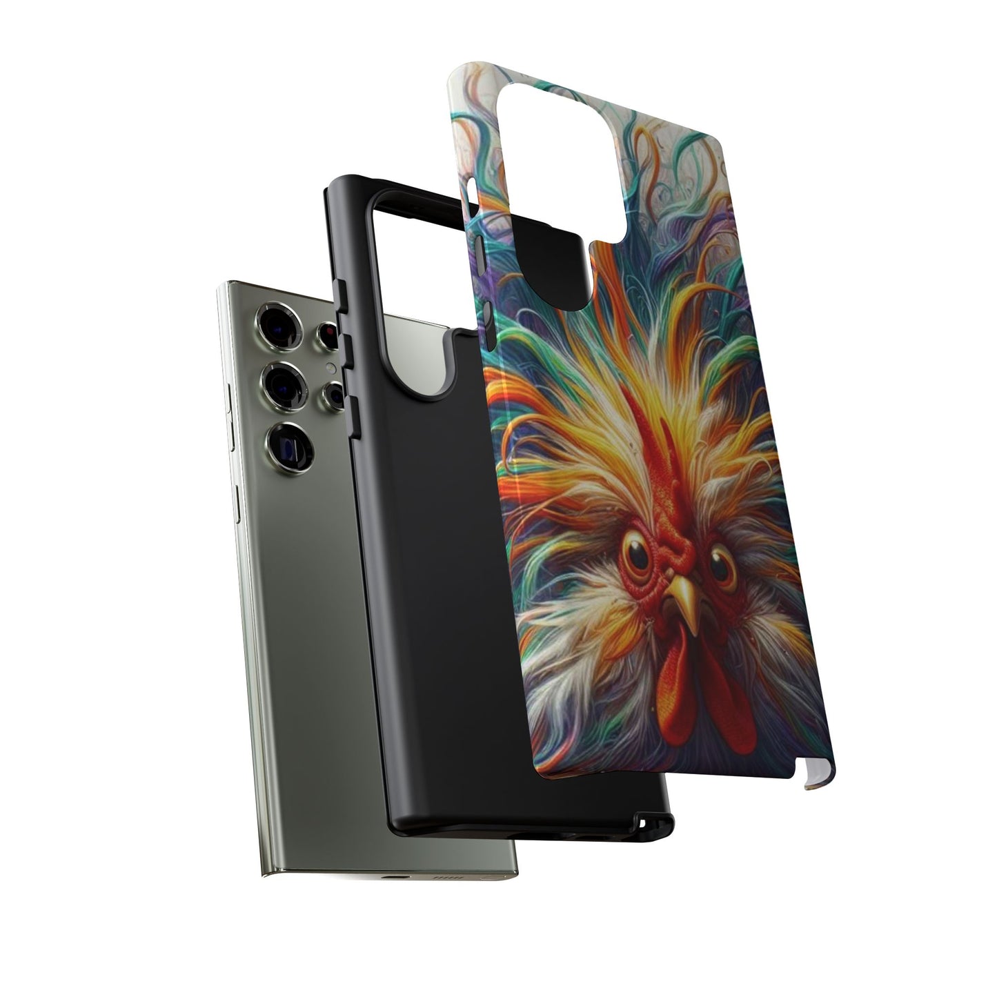 Phone Case - Frazzled Feather Friend Tough Case