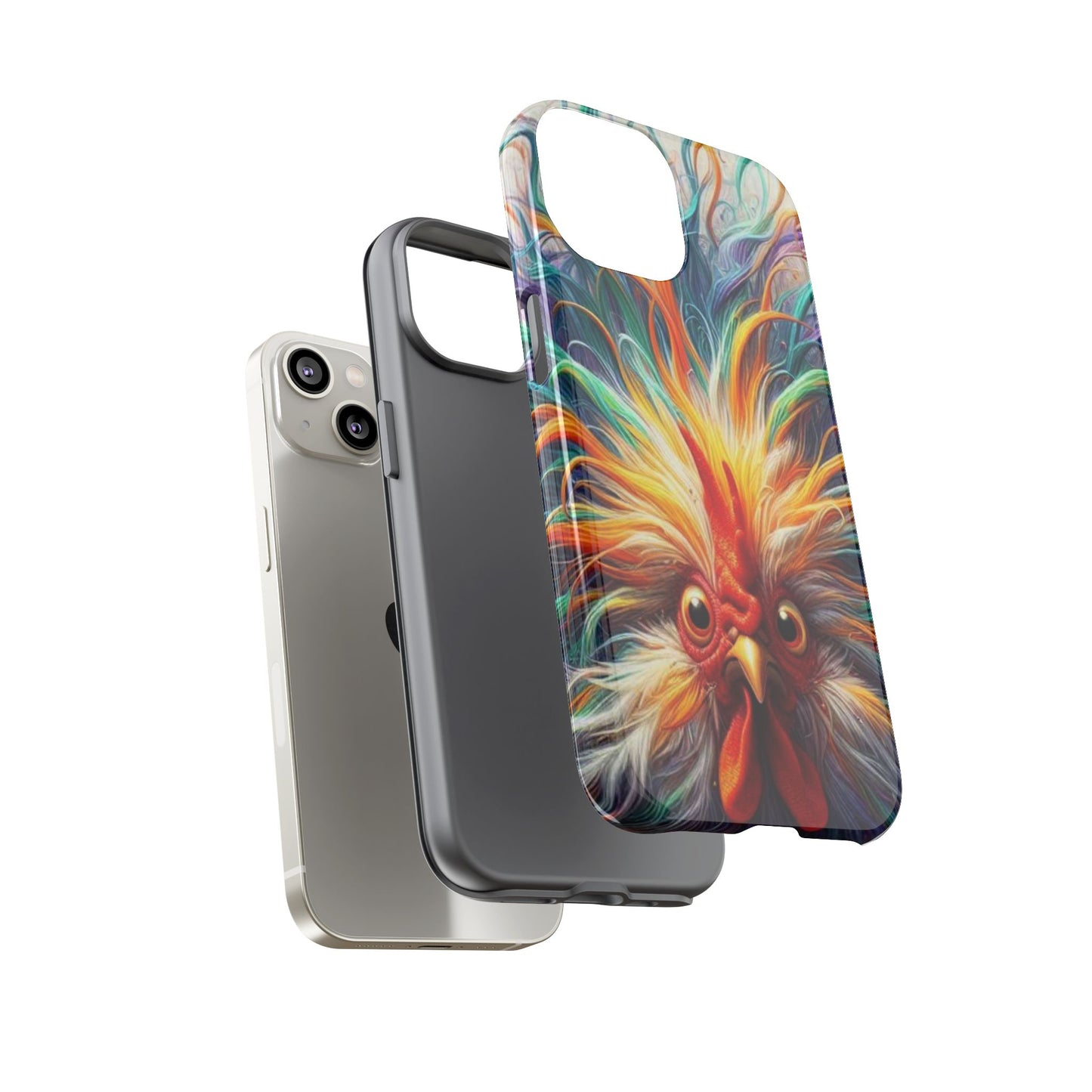 Phone Case - Frazzled Feather Friend Tough Case