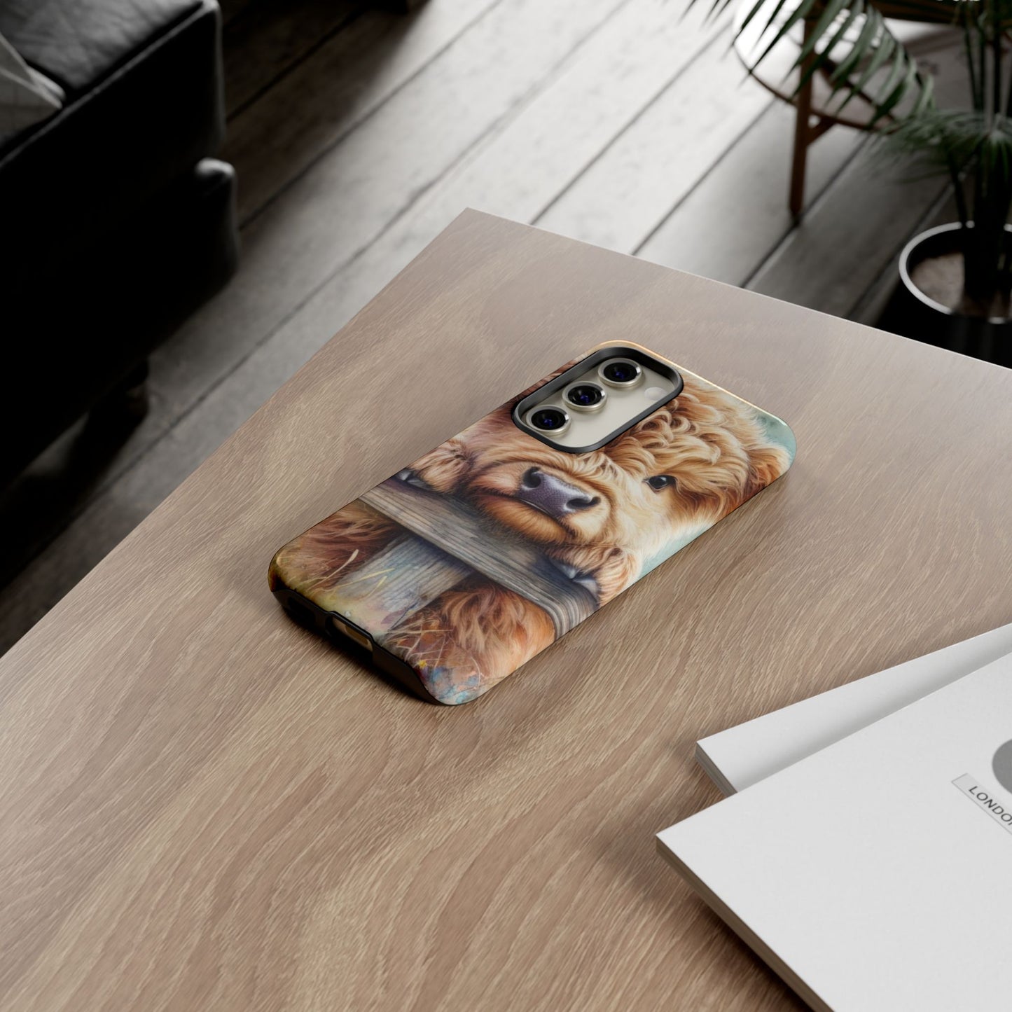 Tough Cases - Cute Highland Cow iPhone Case