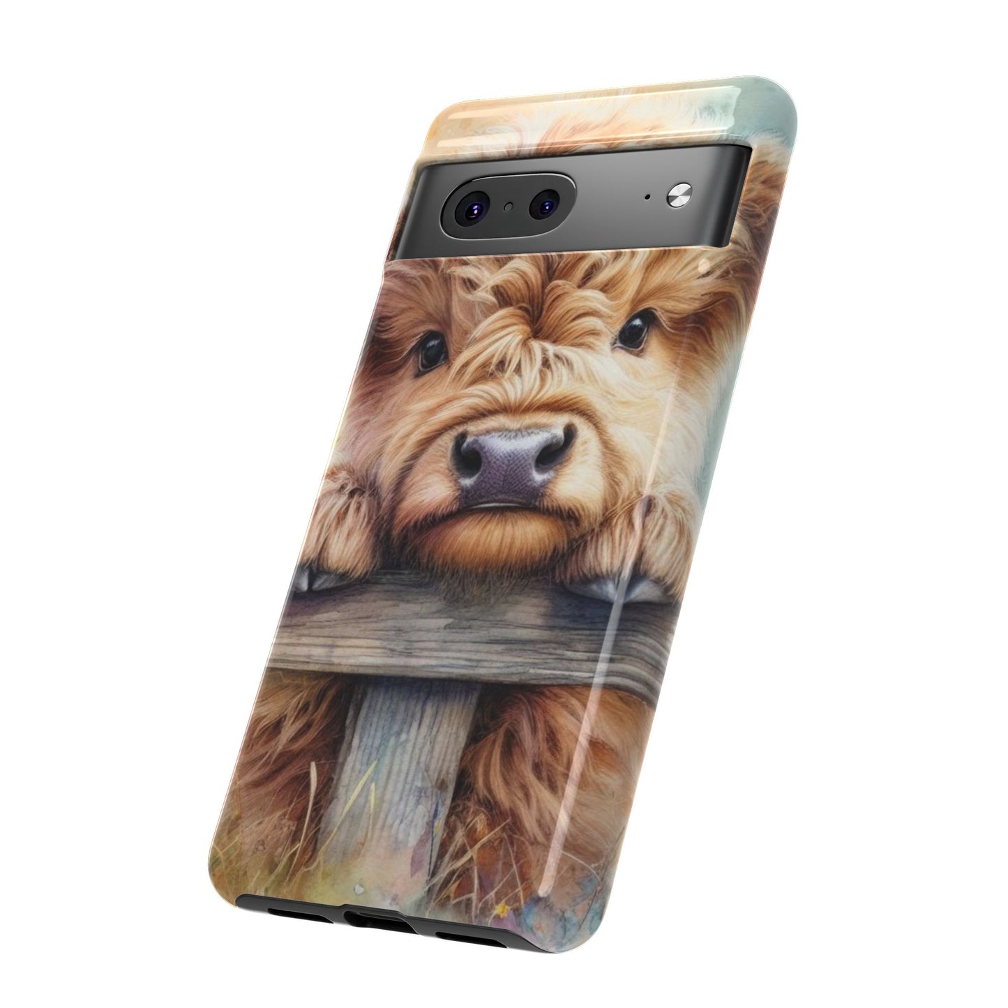 Tough Cases - Cute Highland Cow iPhone Case