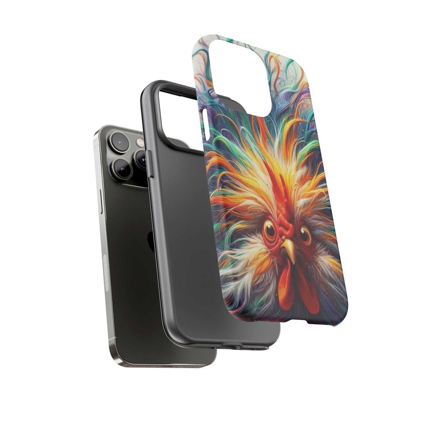 Phone Case - Frazzled Feather Friend Tough Case