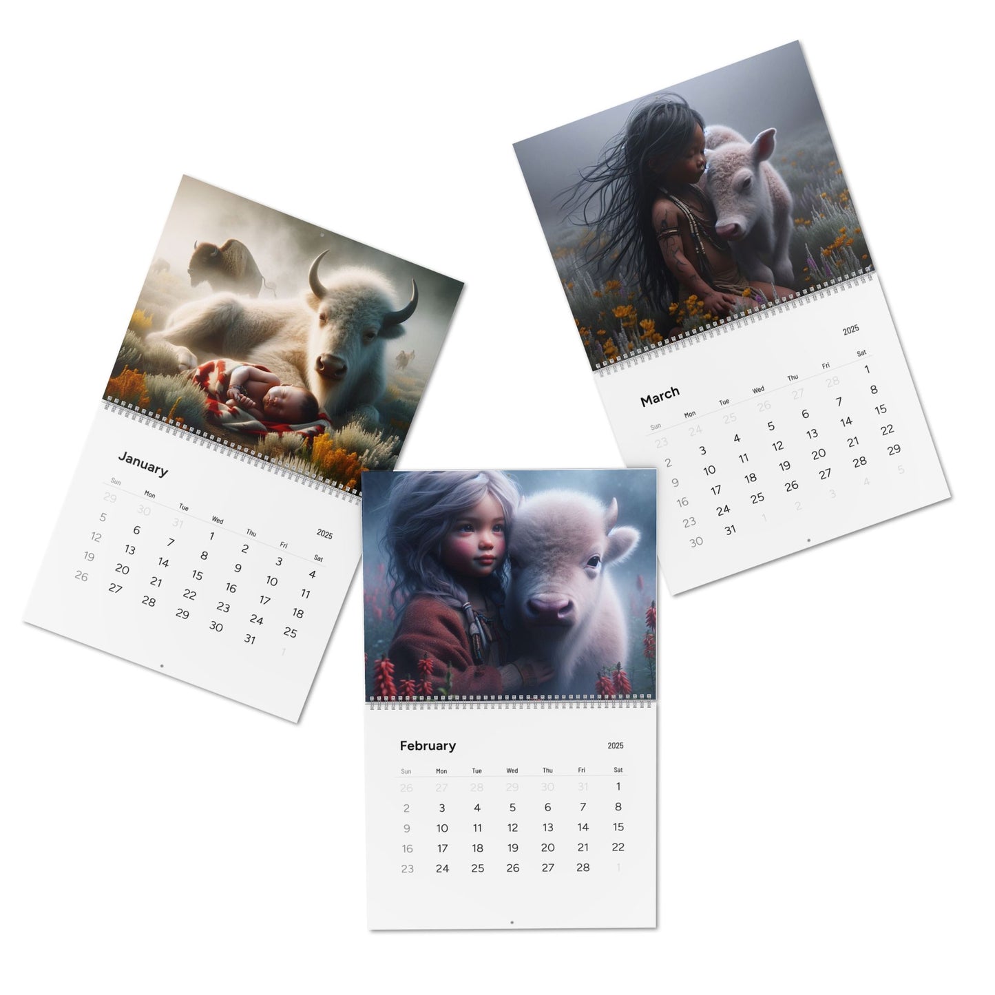 Sacred Time in Life Standard Wall Calendar (2025)