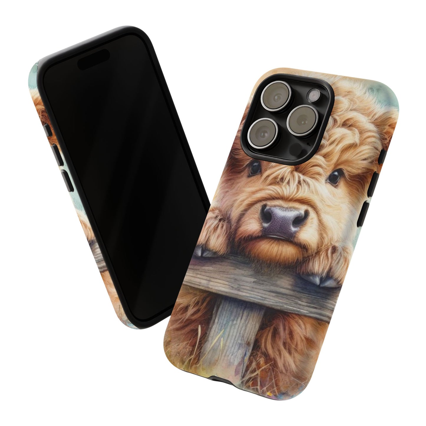 Tough Cases - Cute Highland Cow iPhone Case