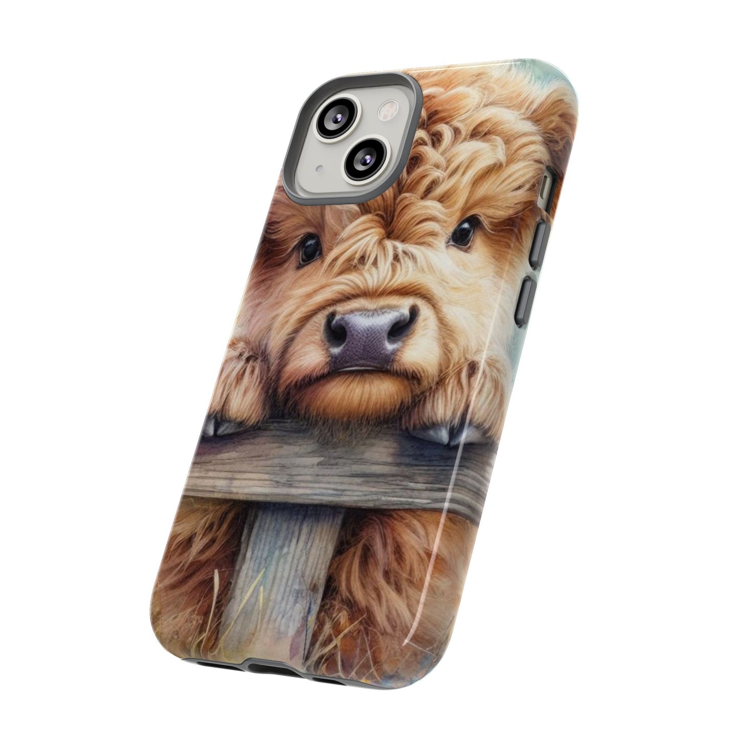 Tough Cases - Cute Highland Cow iPhone Case