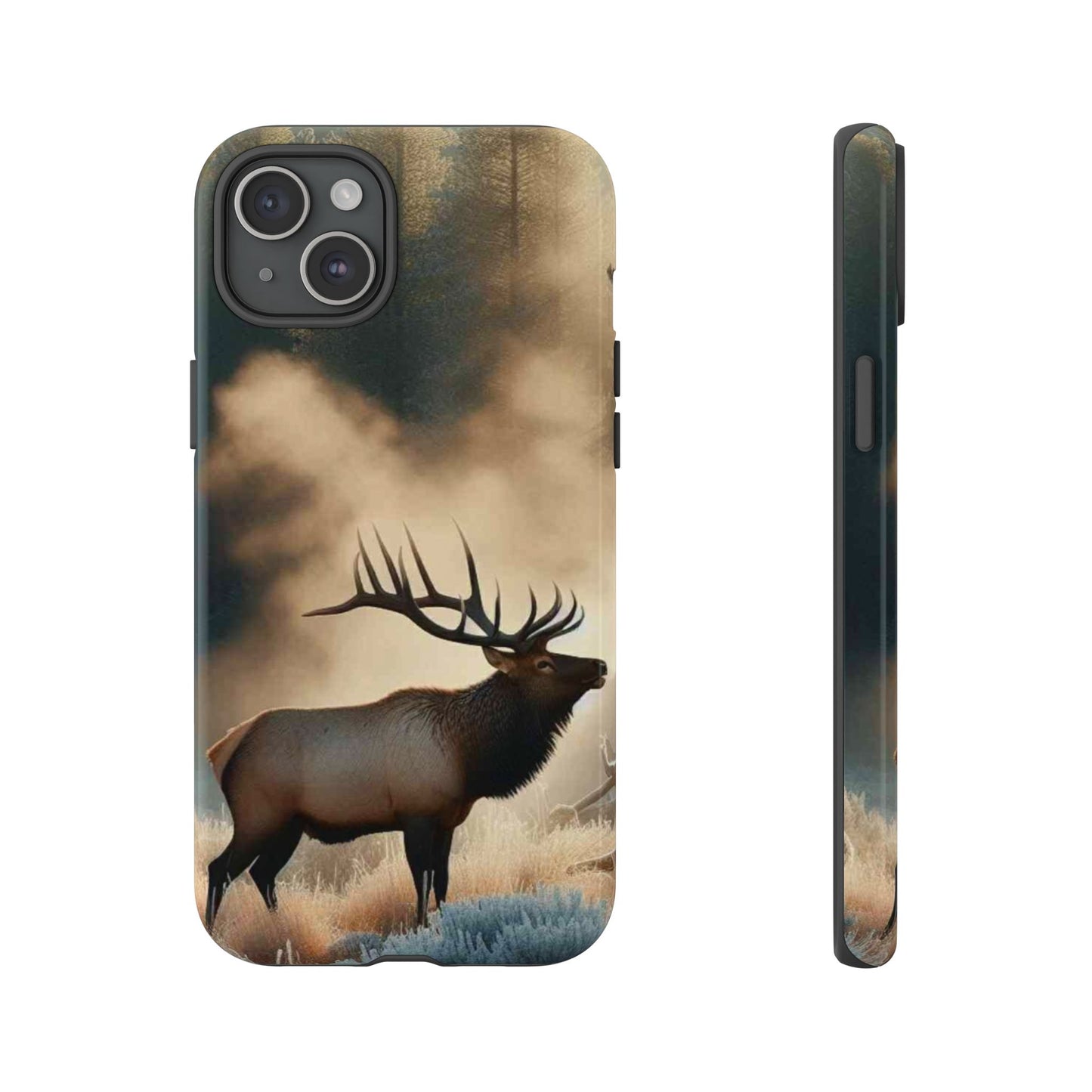 Phone Case - Elk on a Frosty Morning Design