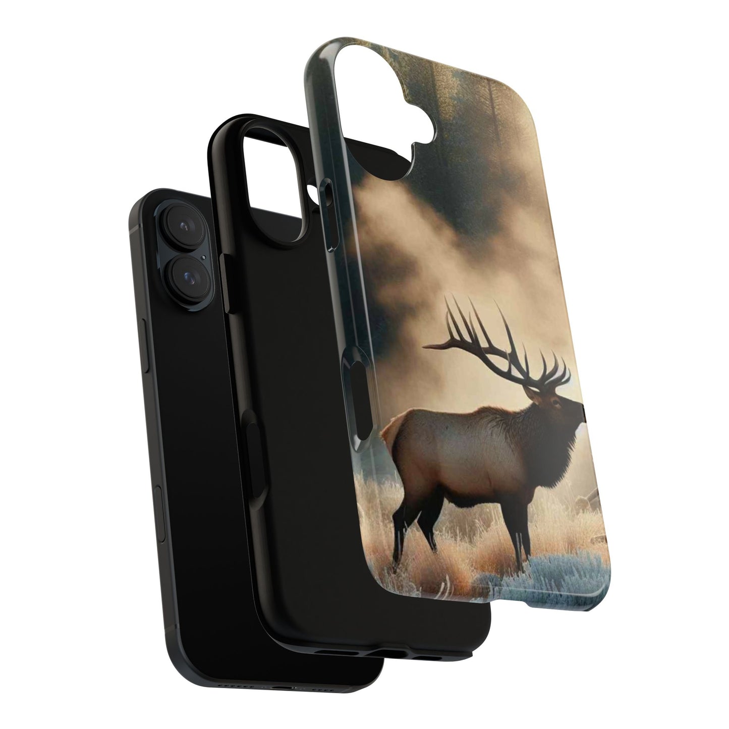 Phone Case - Elk on a Frosty Morning Design