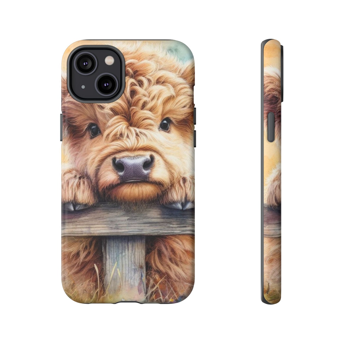 Tough Cases - Cute Highland Cow iPhone Case