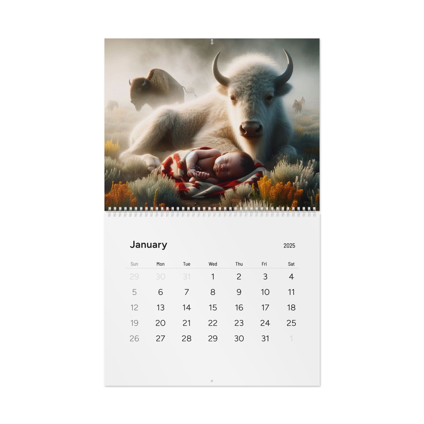 Sacred Time in Life Standard Wall Calendar (2025)