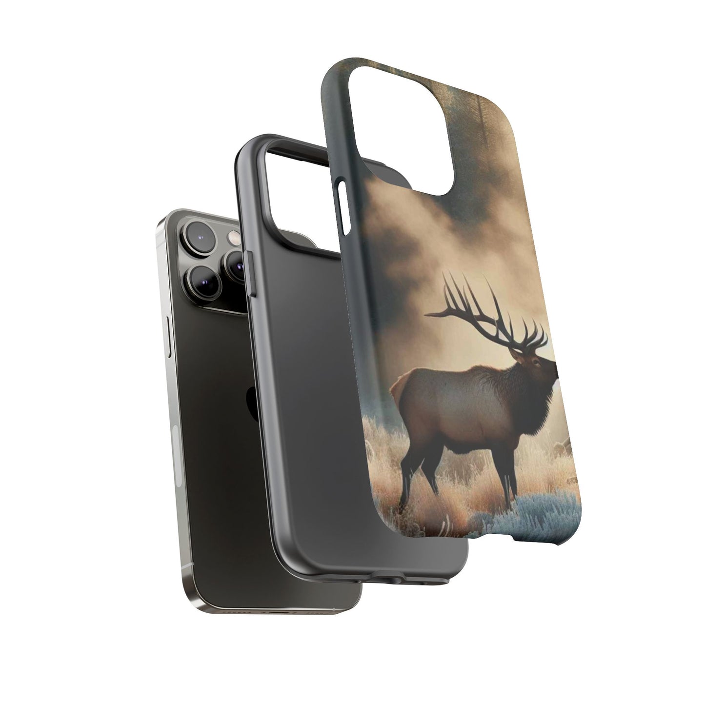Phone Case - Elk on a Frosty Morning Design