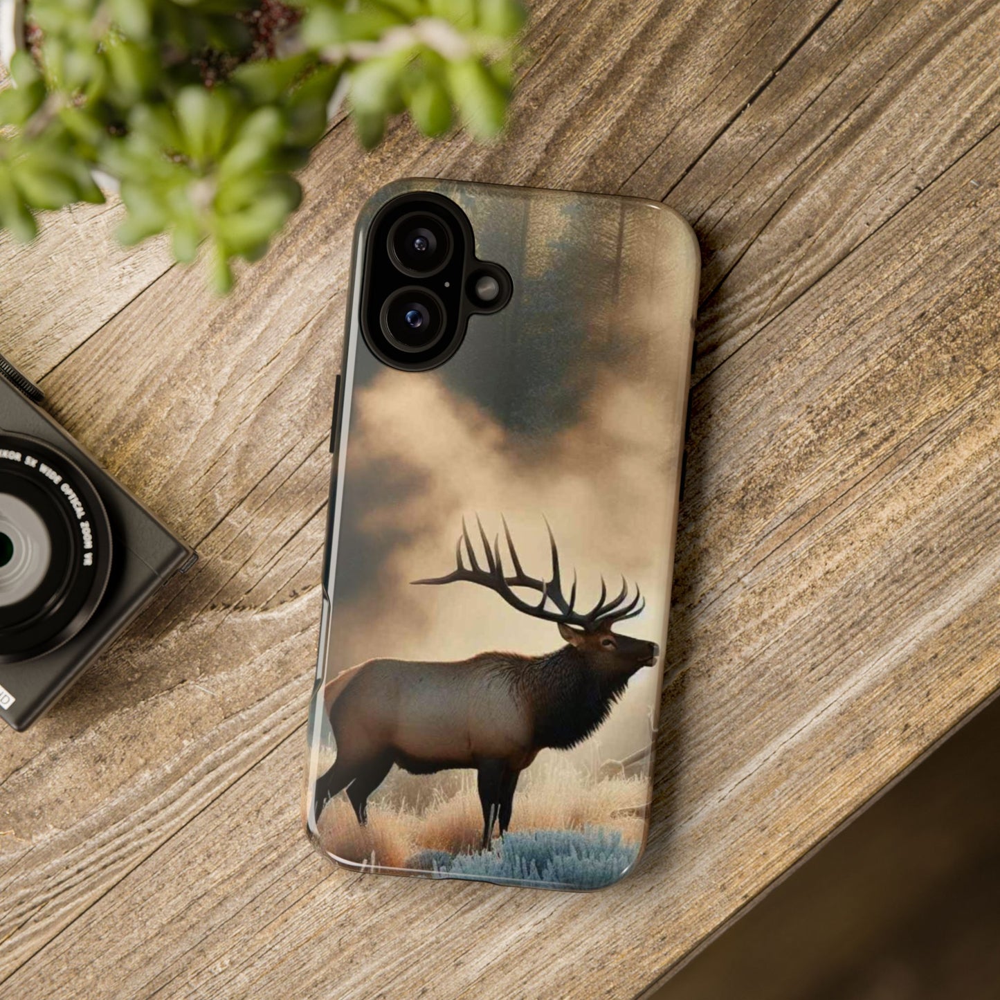Phone Case - Elk on a Frosty Morning Design