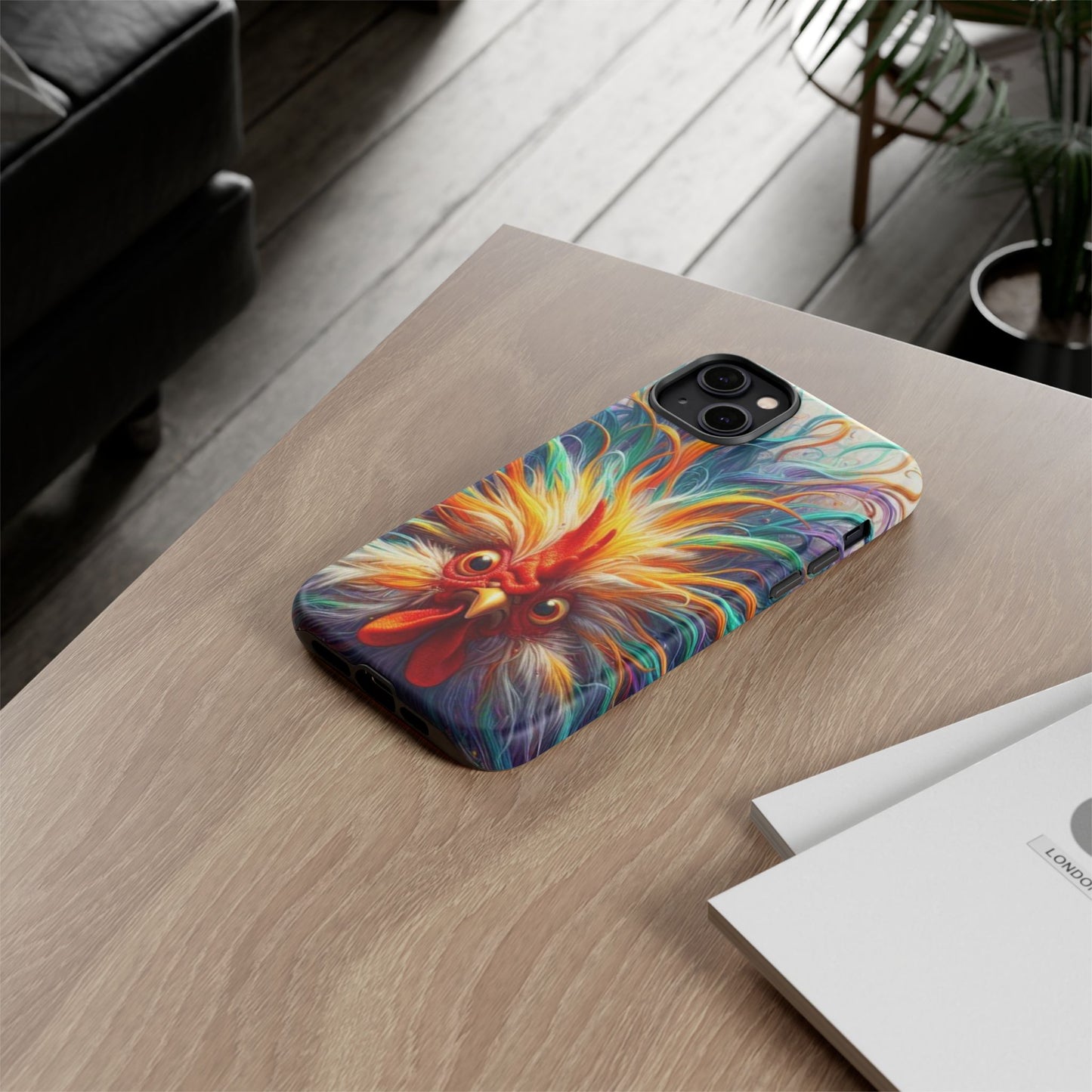 Phone Case - Frazzled Feather Friend Tough Case