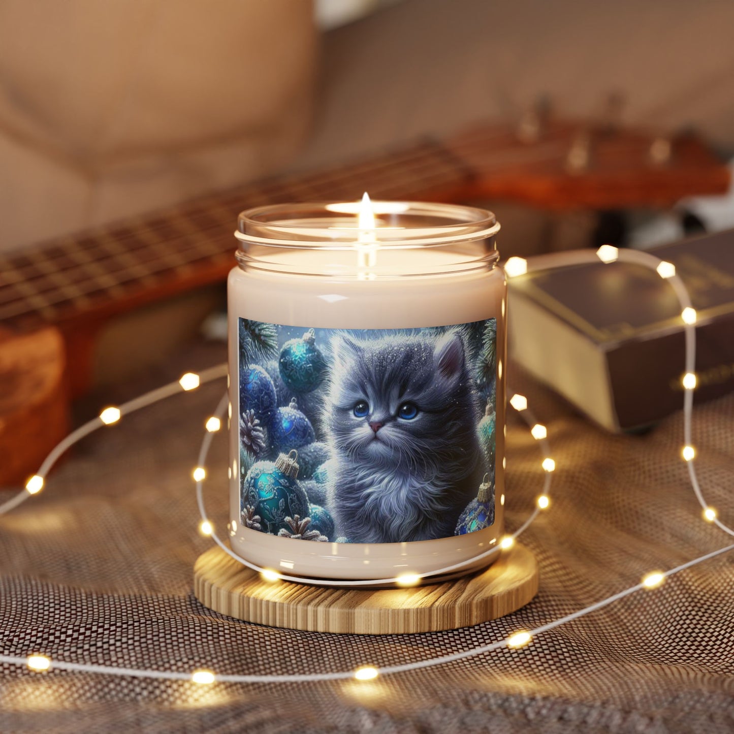 Kitty Scented Soy Candle, 9oz
