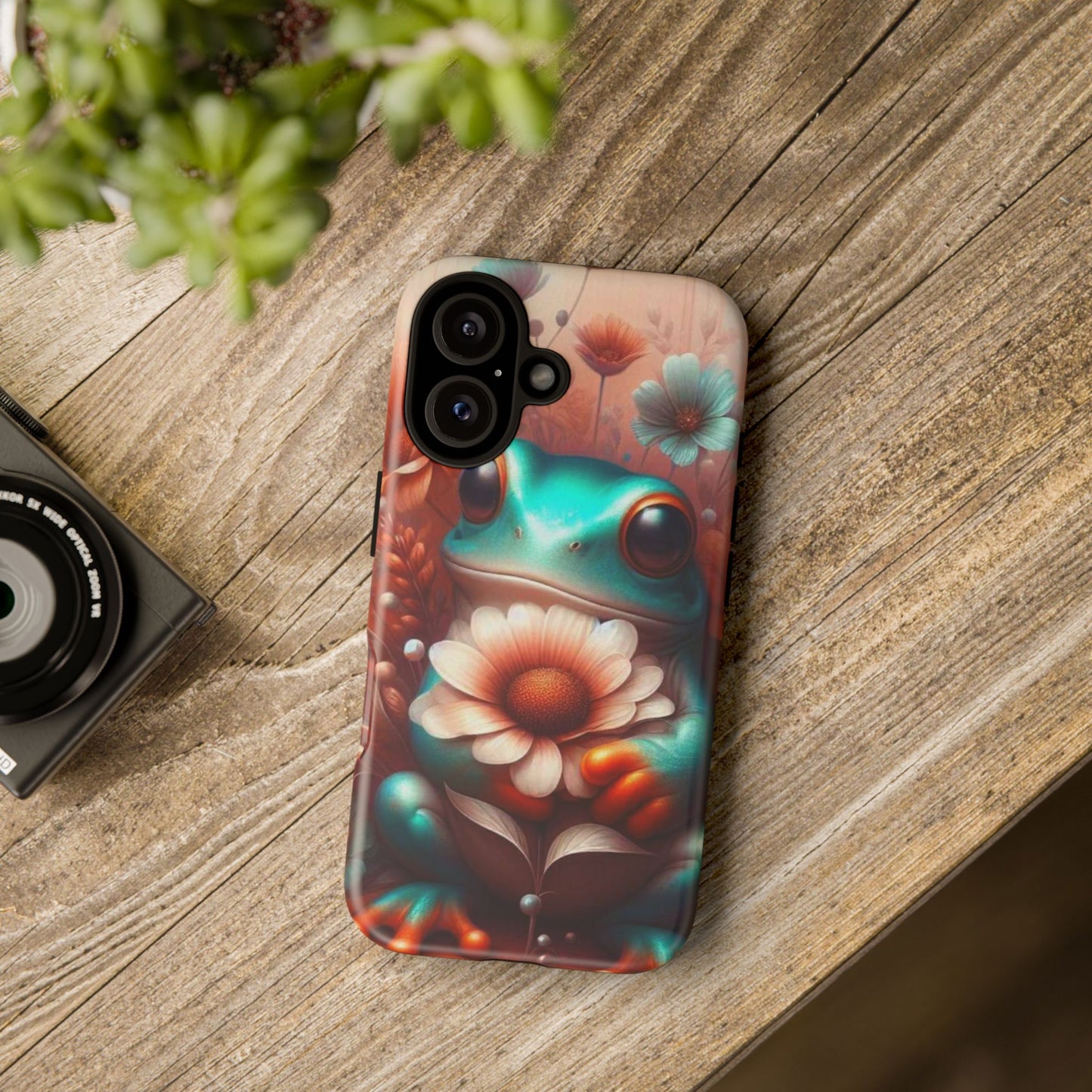 Phone Case Froggy Flower Days Tough Cases