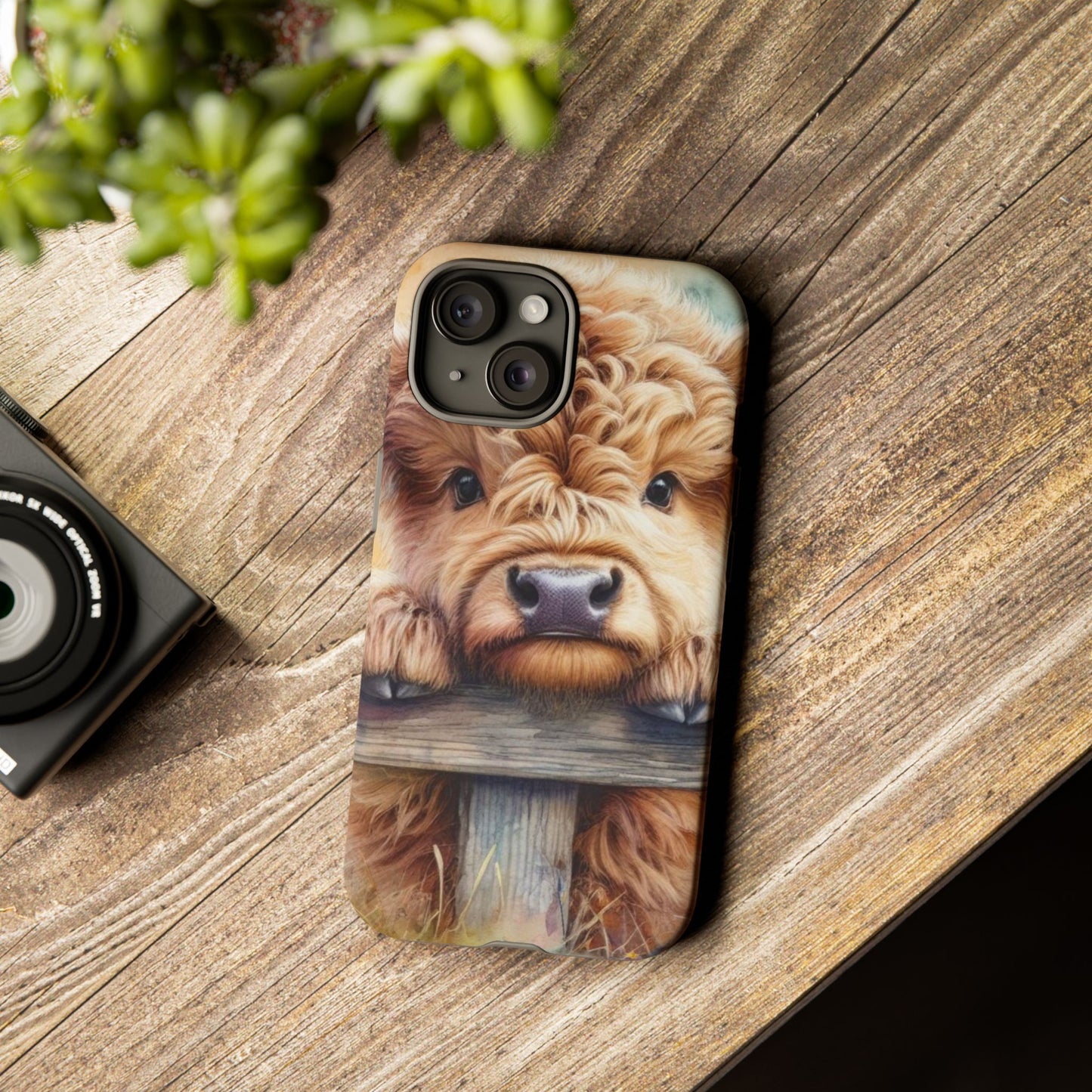 Tough Cases - Cute Highland Cow iPhone Case