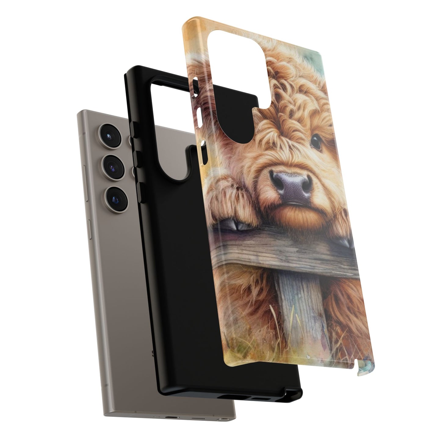 Tough Cases - Cute Highland Cow iPhone Case