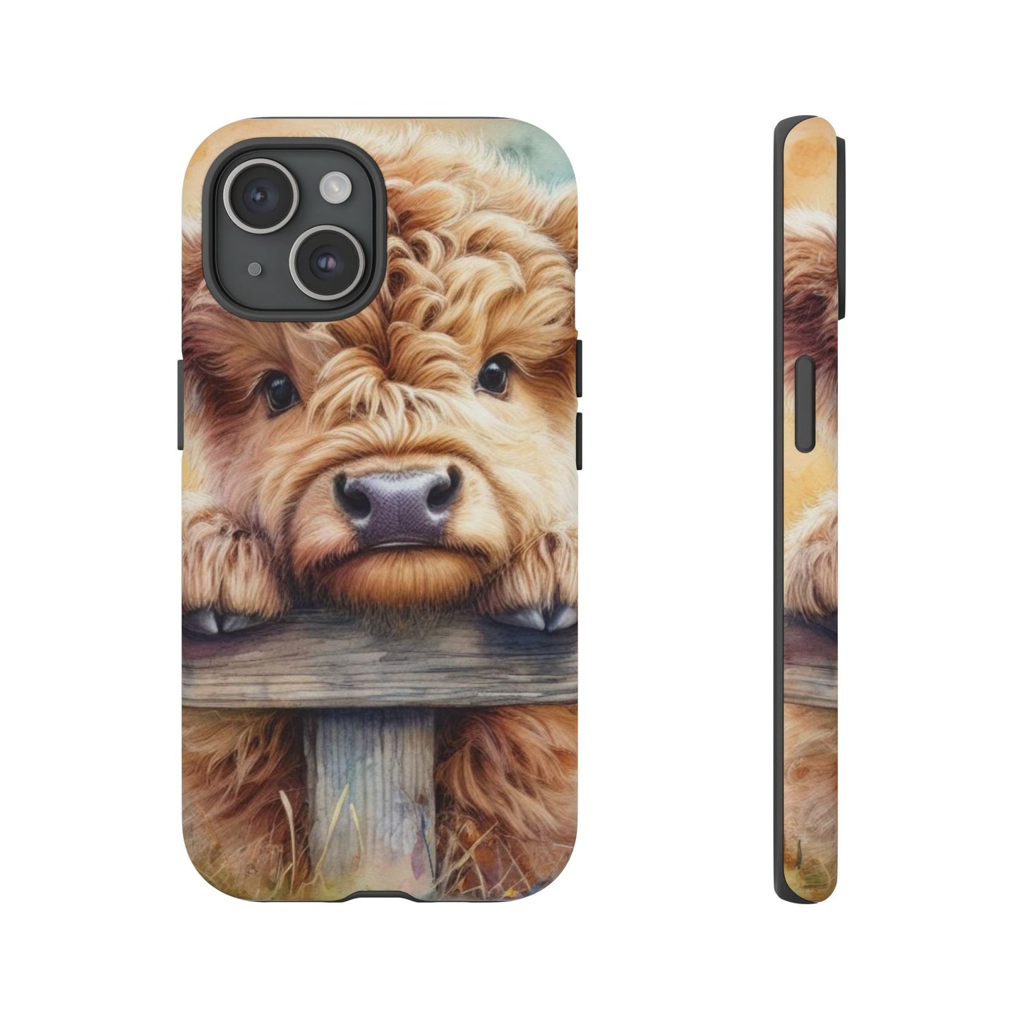 Tough Cases - Cute Highland Cow iPhone Case