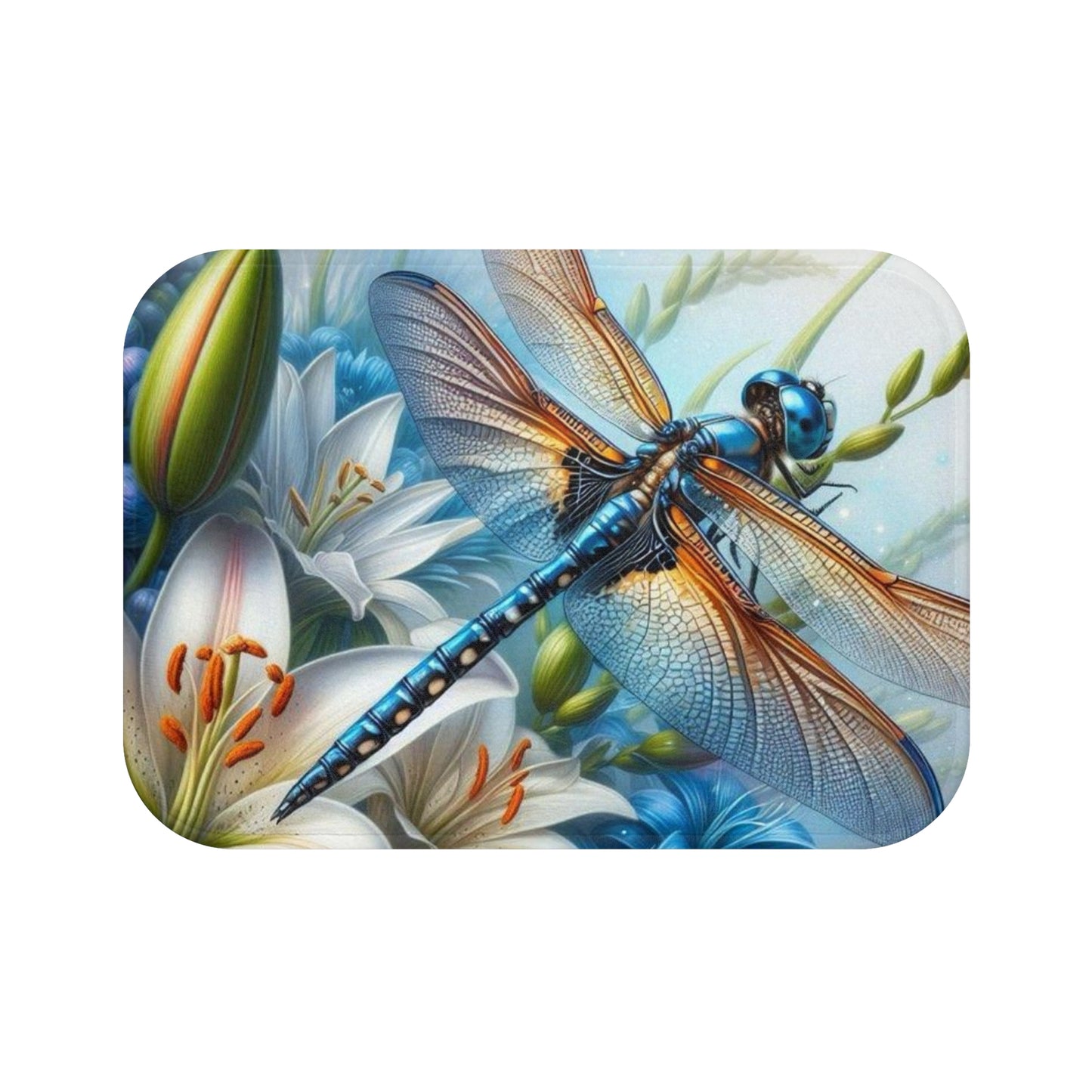 Bath Mat dragonfly