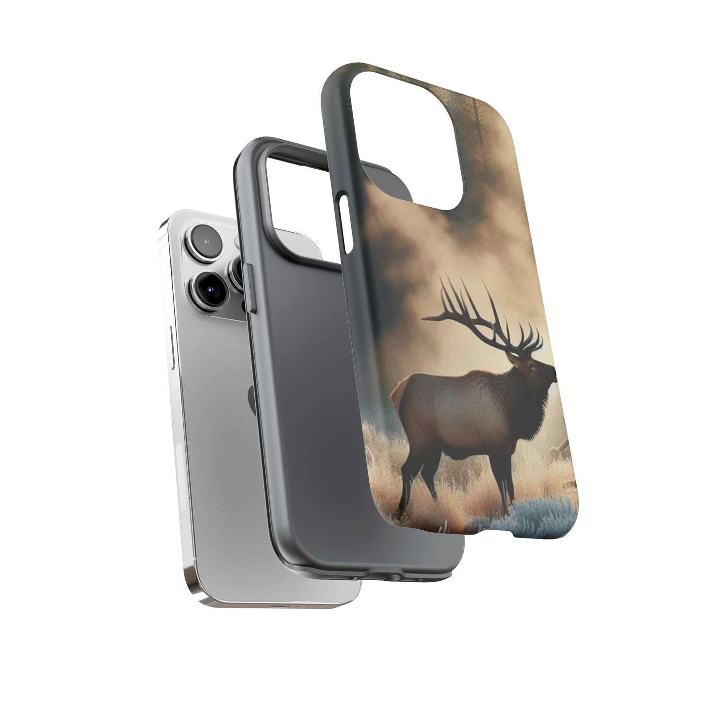 Phone Case - Elk on a Frosty Morning Design