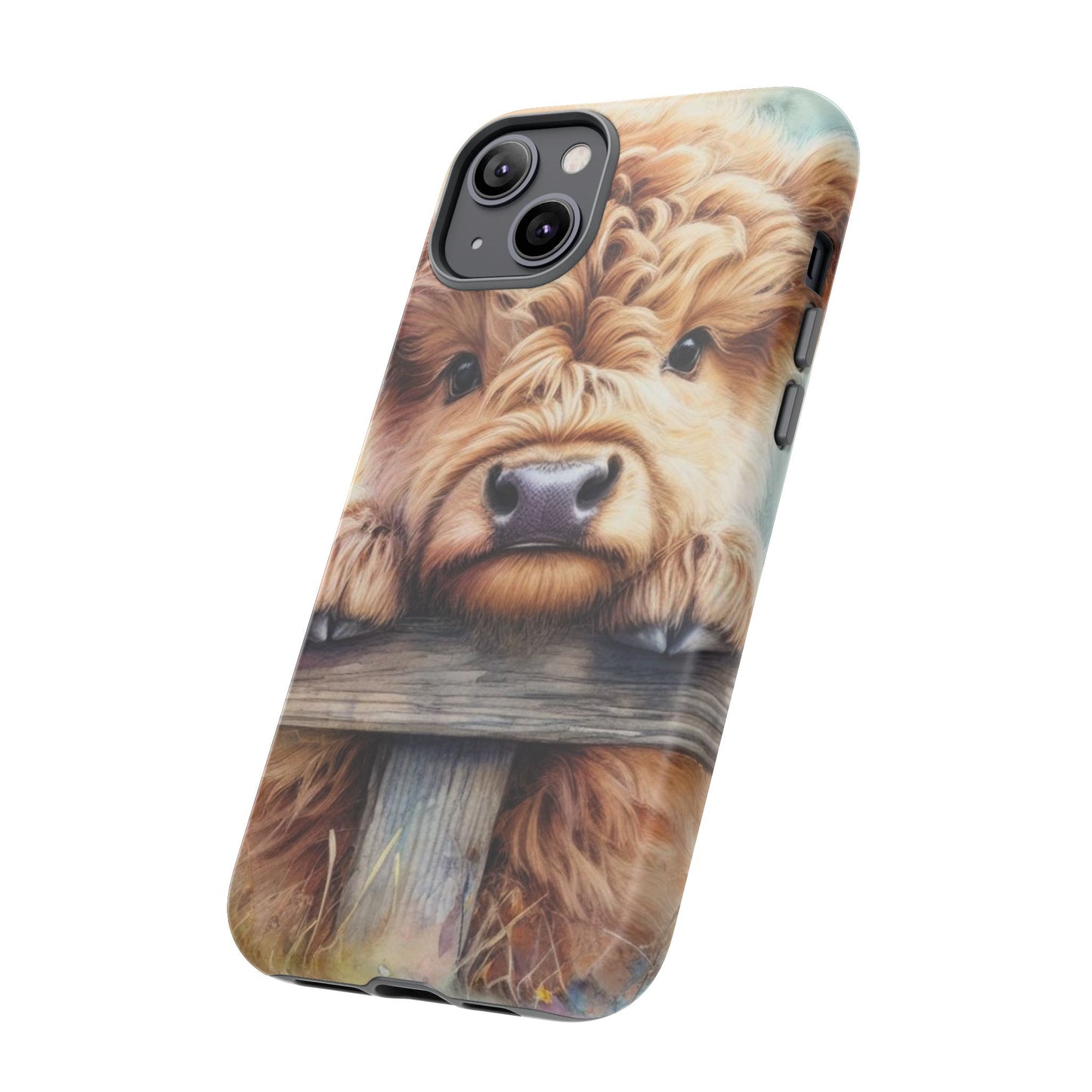Tough Cases - Cute Highland Cow iPhone Case