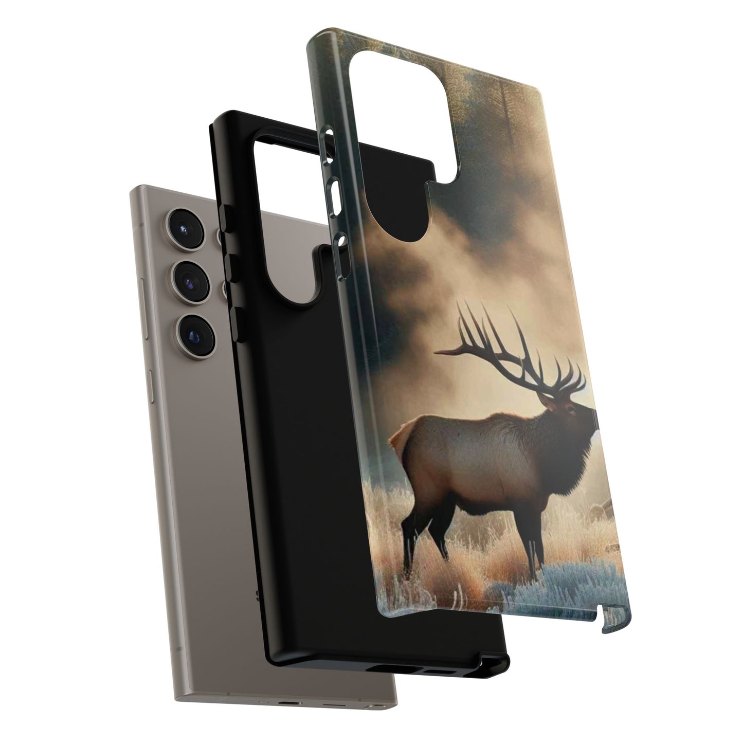 Phone Case - Elk on a Frosty Morning Design