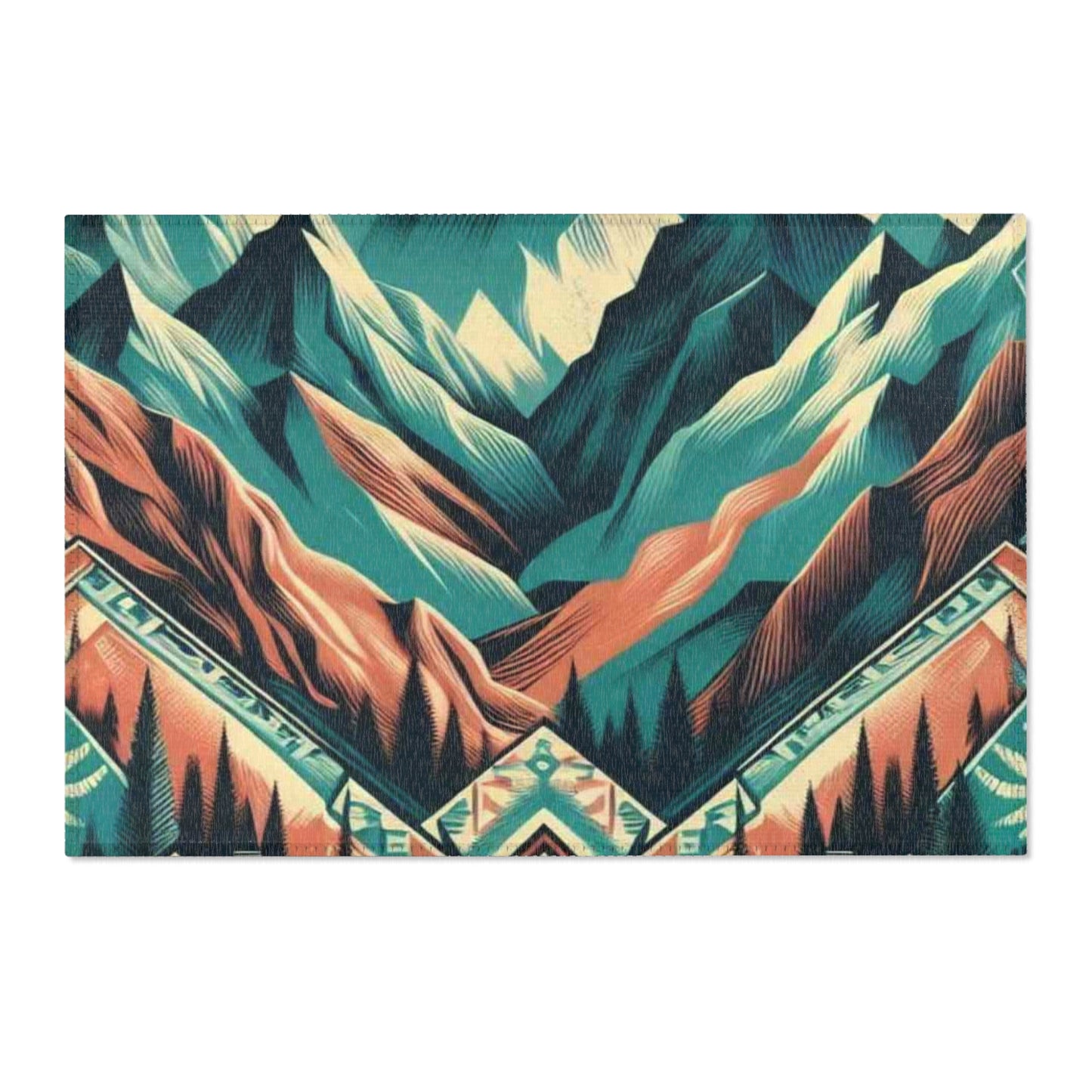 Area Rugs , native print