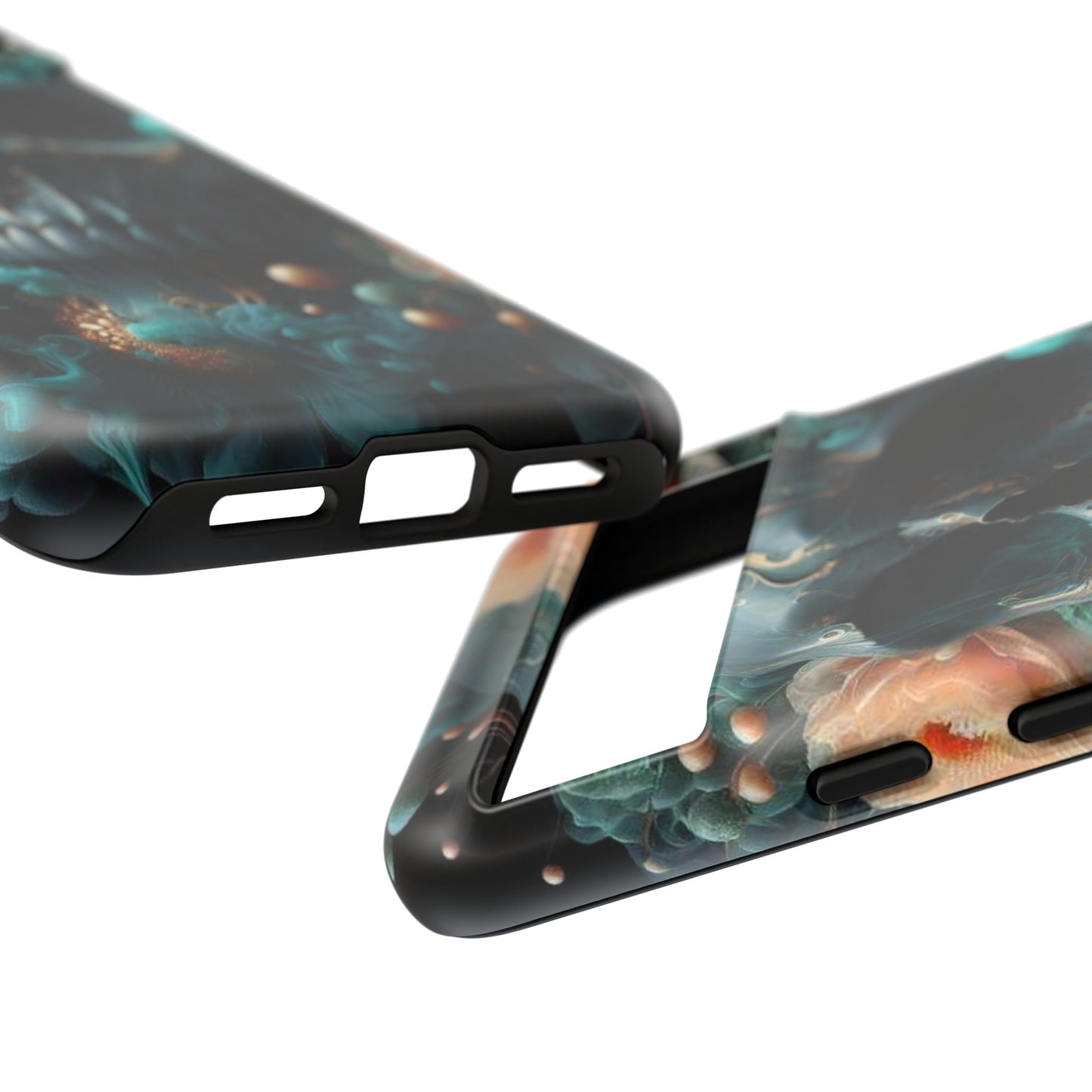 Tough Cases - teal skull