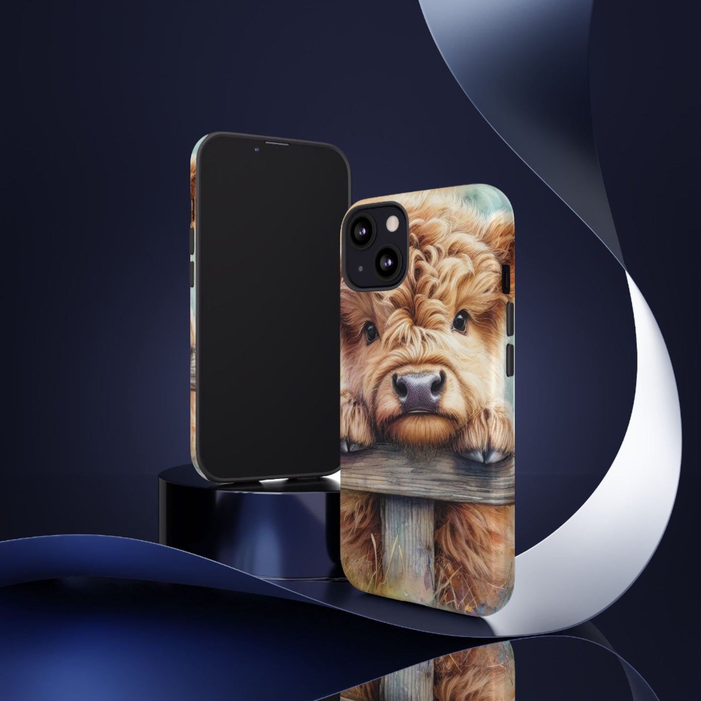 Tough Cases - Cute Highland Cow iPhone Case