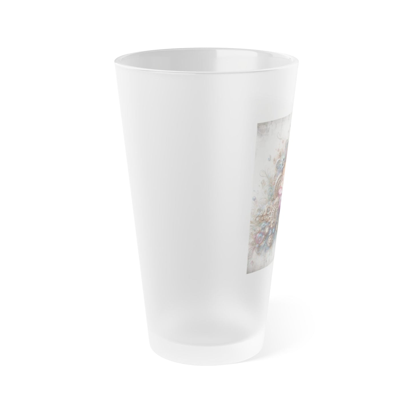 Frosted Pint Glass, 16oz