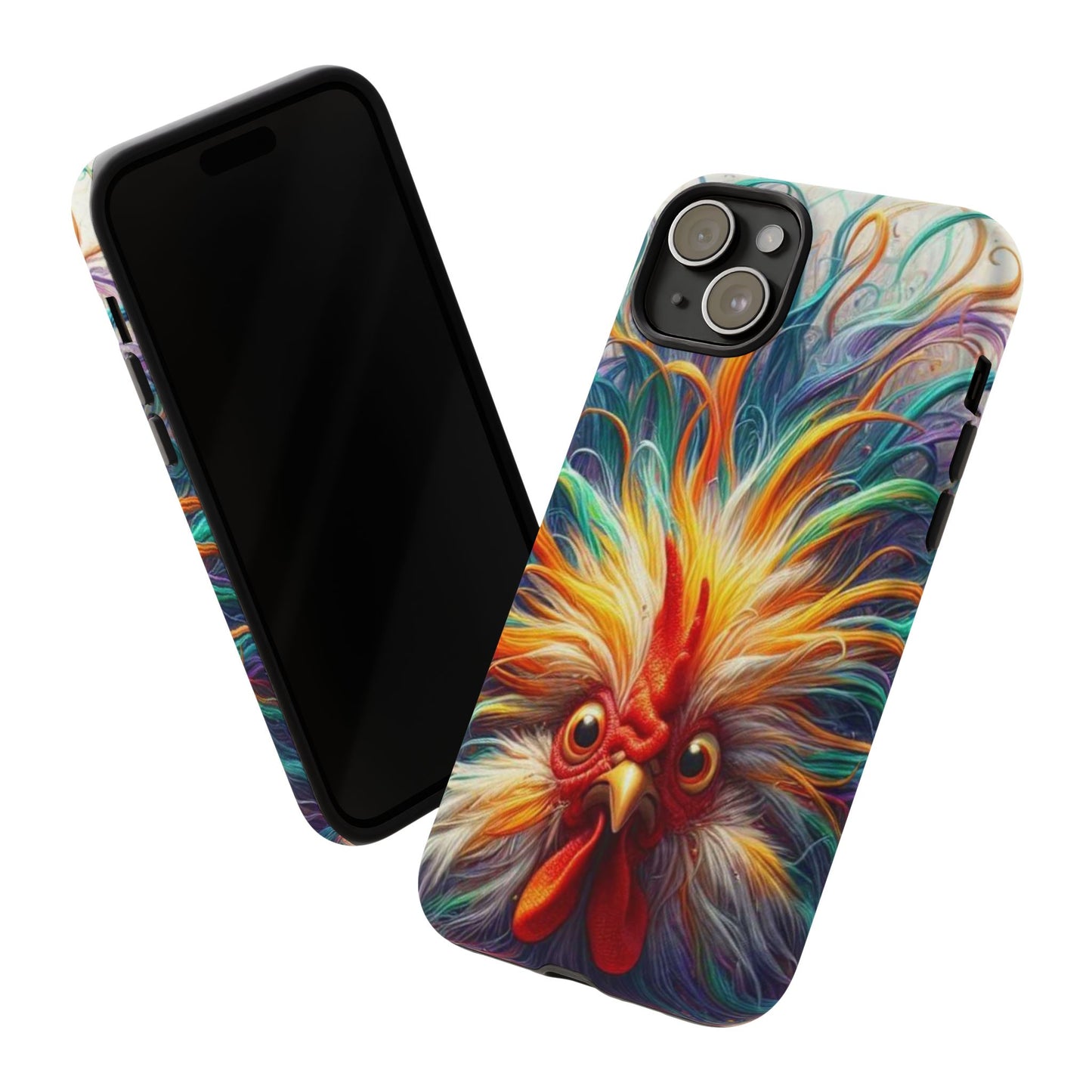 Phone Case - Frazzled Feather Friend Tough Case