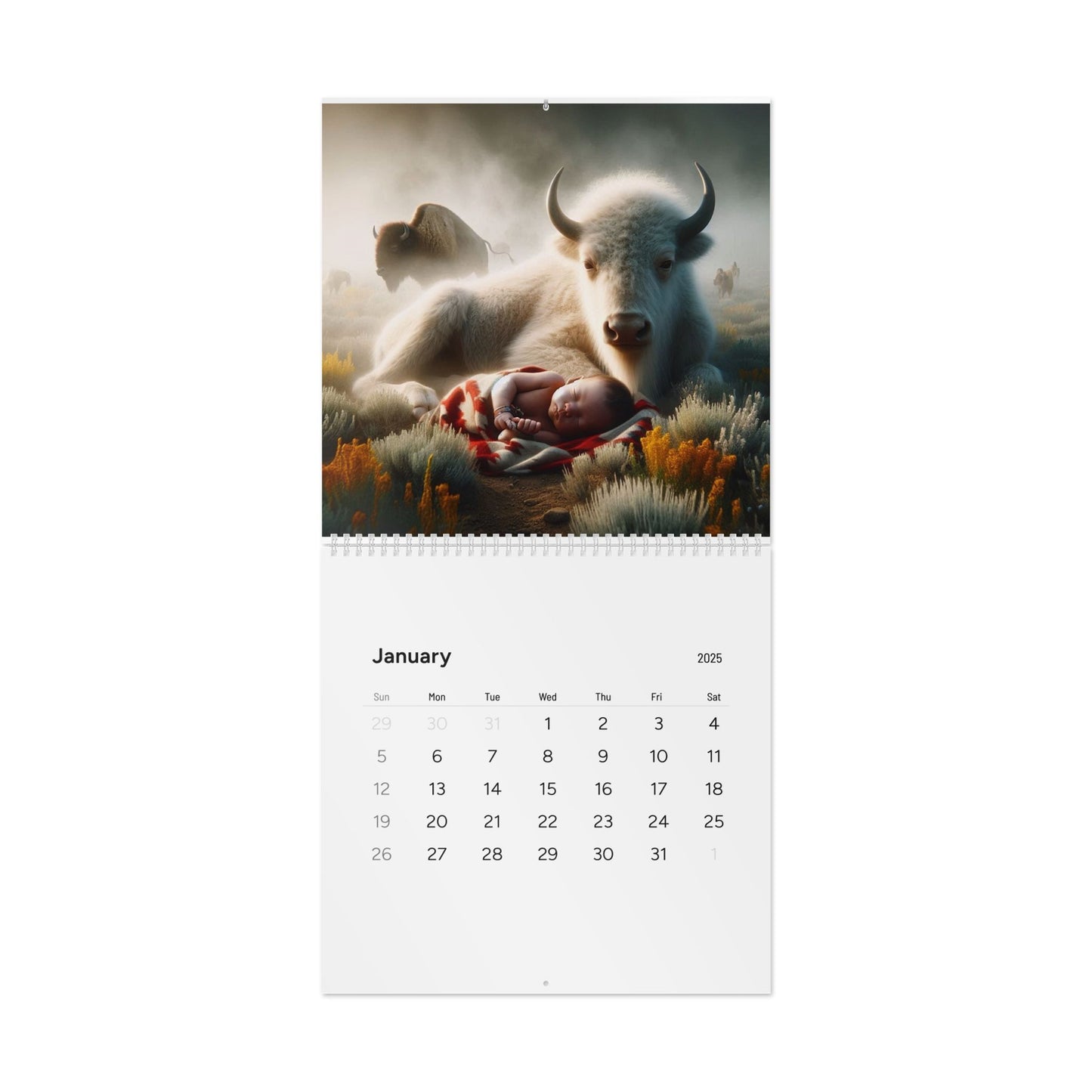 Sacred Time in Life Standard Wall Calendar (2025)
