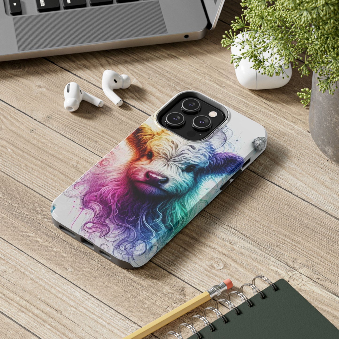 Tough Phone Cases - Cute Cow