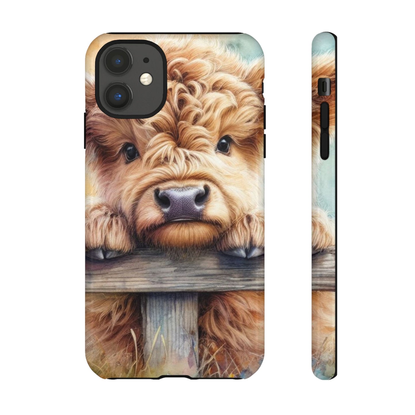 Tough Cases - Cute Highland Cow iPhone Case
