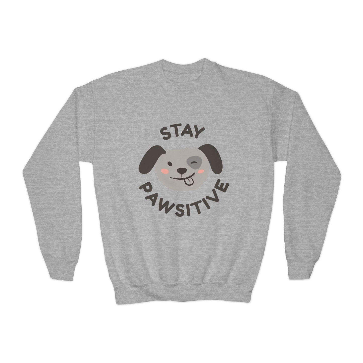Stay Pawsitive Youth Sweatshirt