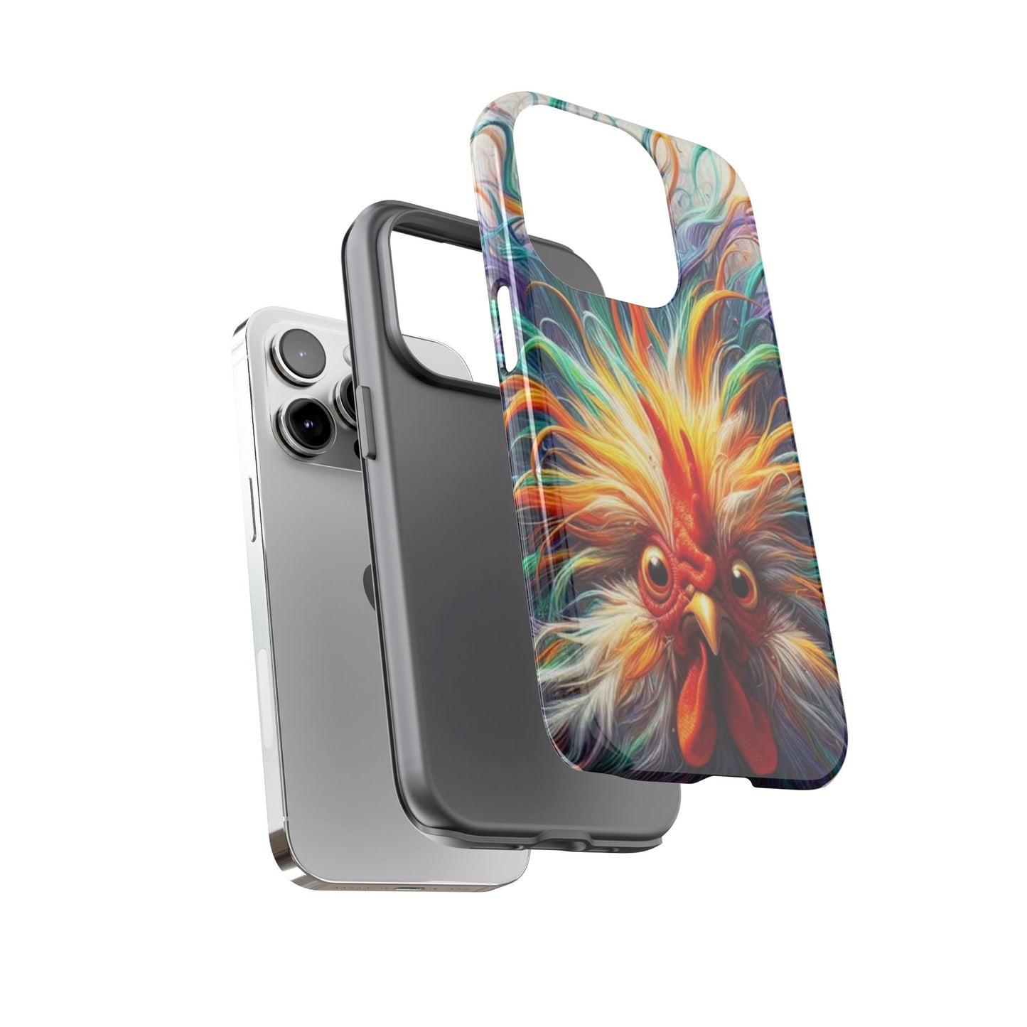 Phone Case - Frazzled Feather Friend Tough Case