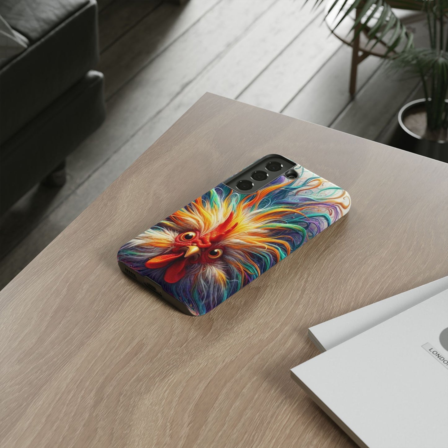 Phone Case - Frazzled Feather Friend Tough Case