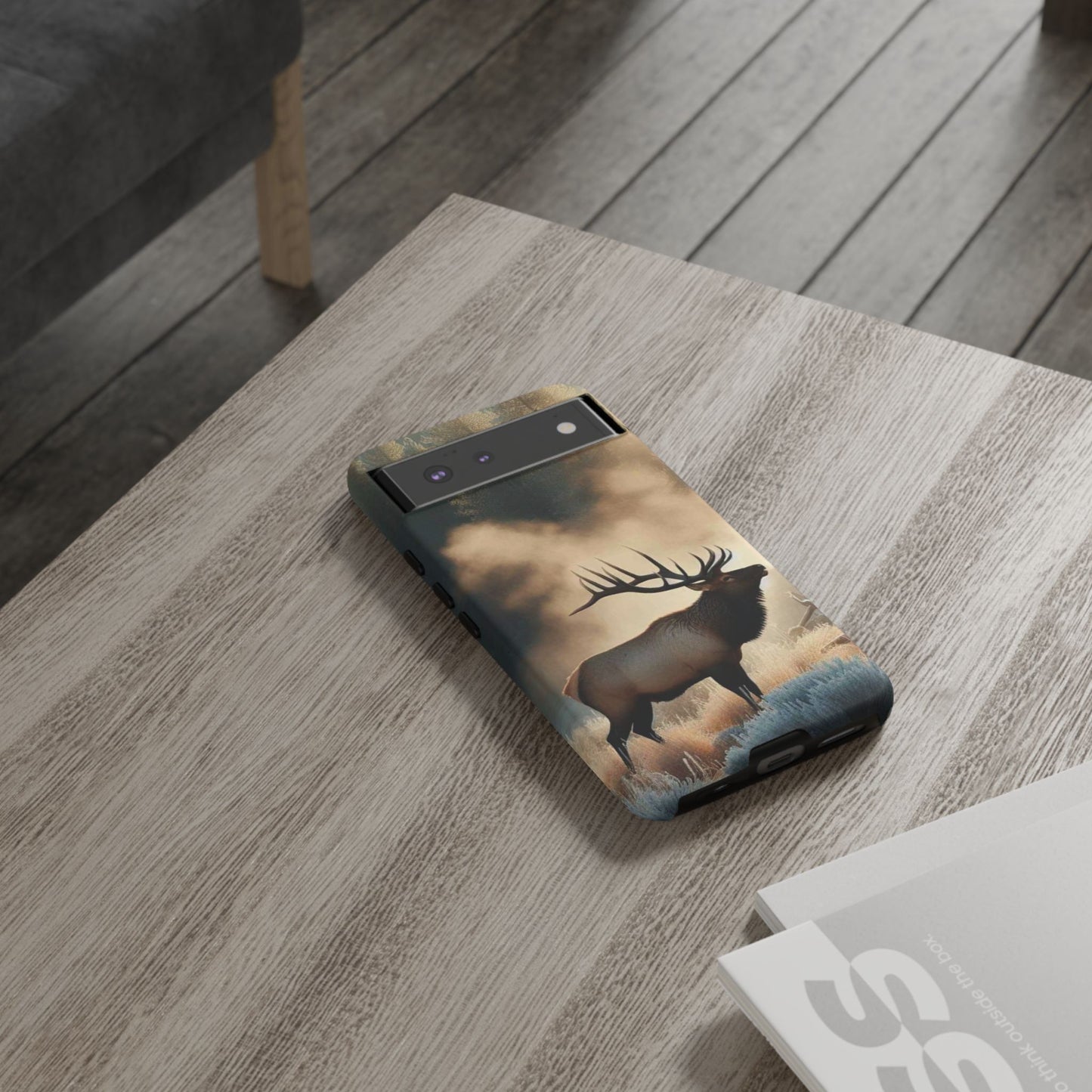 Phone Case - Elk on a Frosty Morning Design