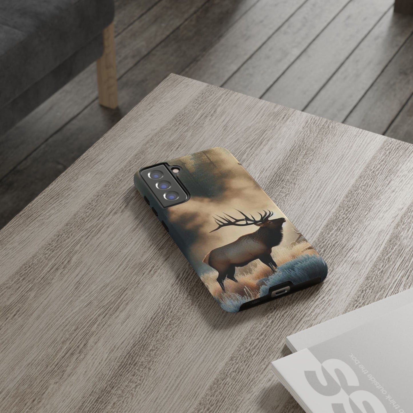 Phone Case - Elk on a Frosty Morning Design