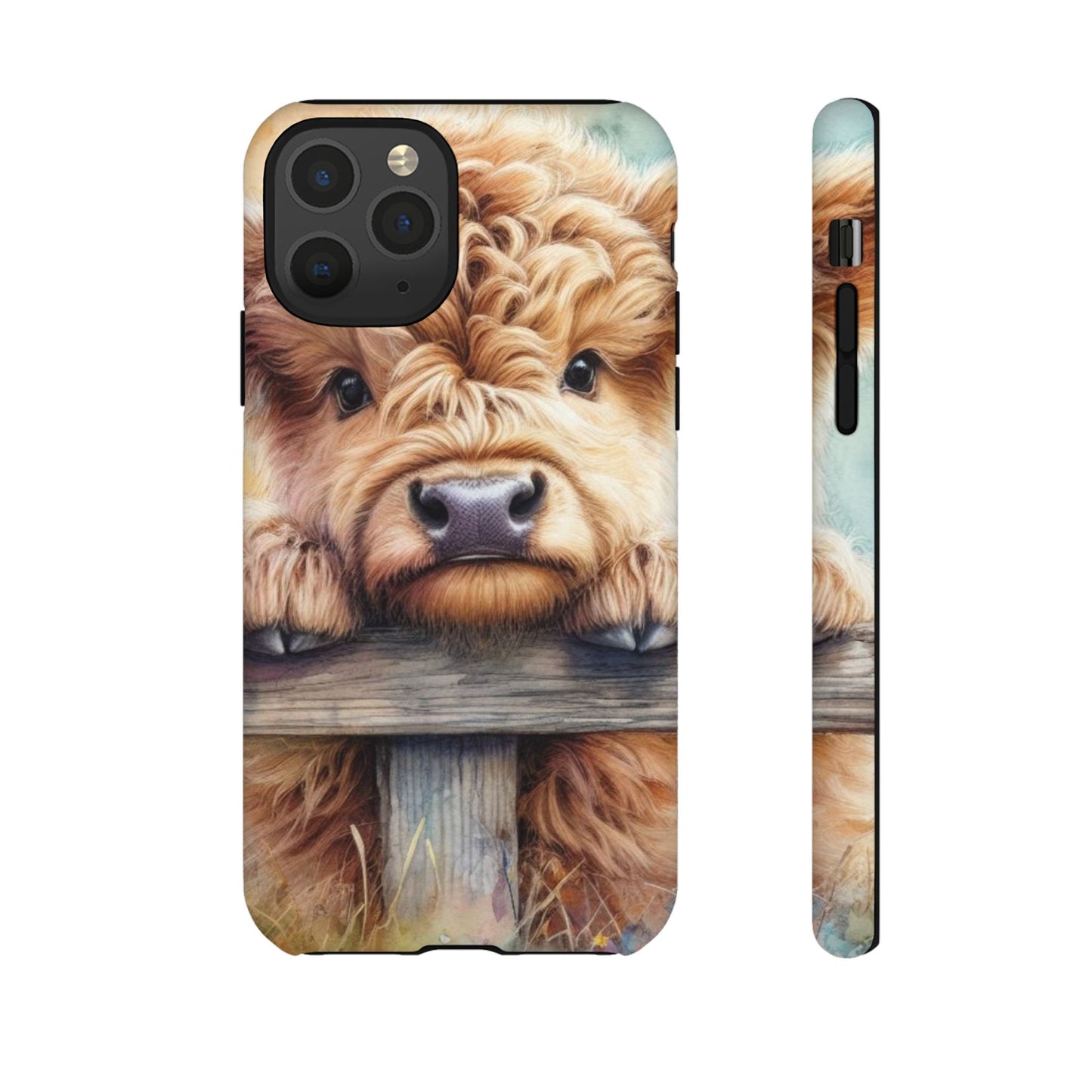 Tough Cases - Cute Highland Cow iPhone Case