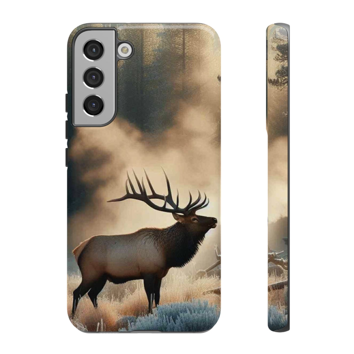 Phone Case - Elk on a Frosty Morning Design