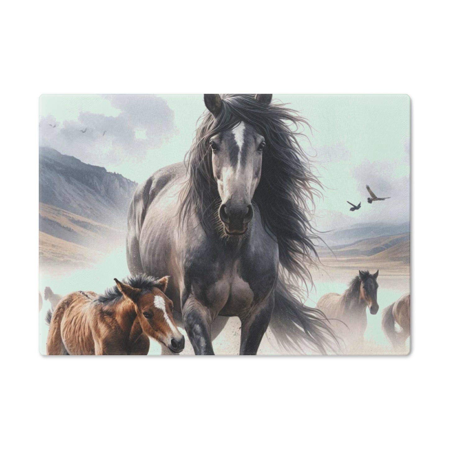 Cutting Board - Wild Horses